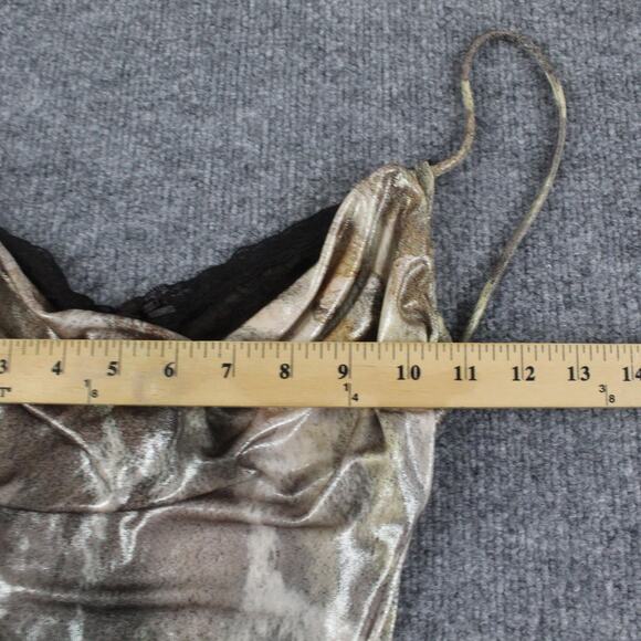 Jaded London Dress Women 0 Leopard Metallic Mirage Mini Going Out Party Cocktail - Picture 13 of 13